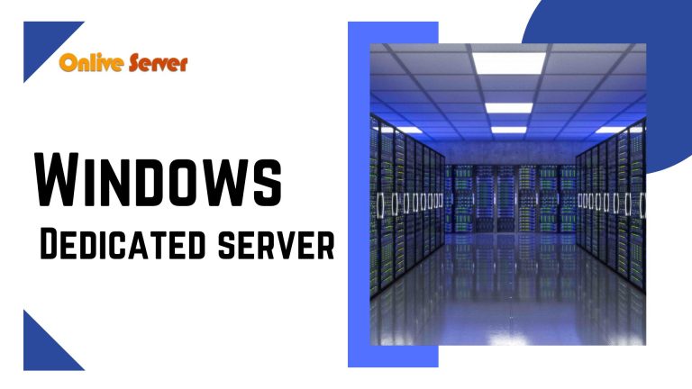 Get the power and flexibility of a Windows Dedicated Server